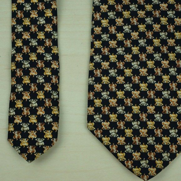 Salvatore Ferragamo Black Labrador Puppy tie - Picture 4 of 7